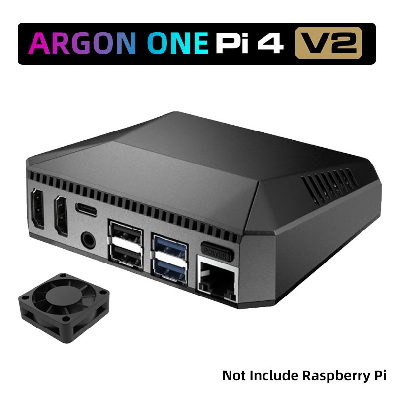 Argon One V3 M.2 Nvme Case - 라즈베리 파이 4 모델 B용 Argon