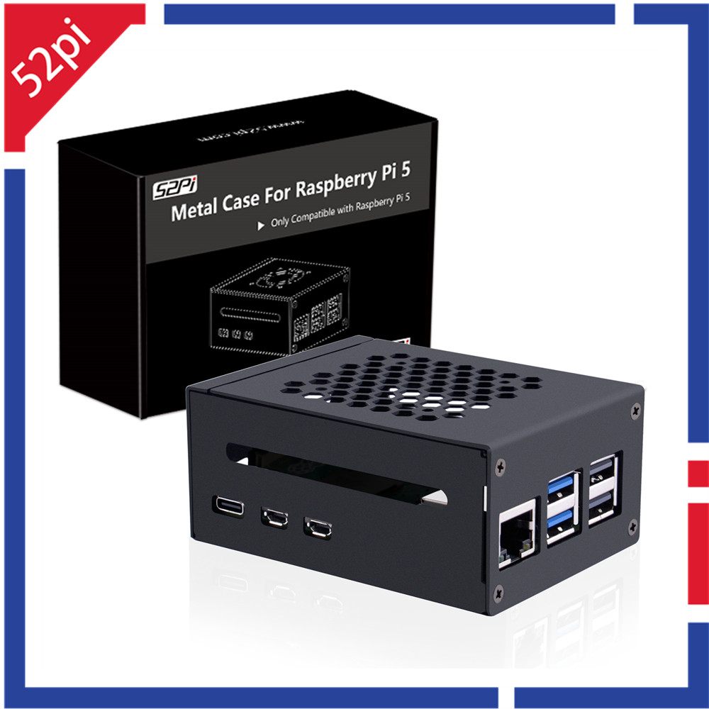 Argon One V3 M.2 Nvme Case - 52Pi Raspberry Pi 5 금속 케이스