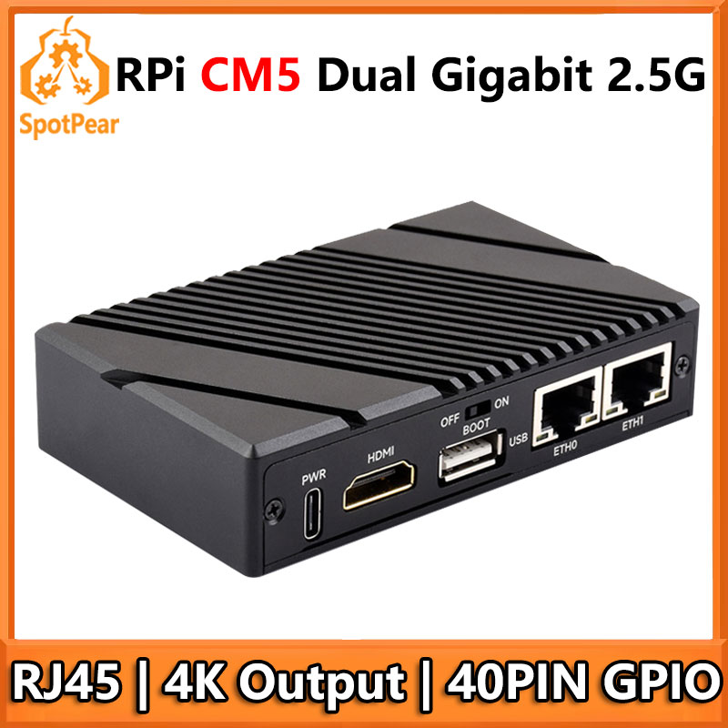 라즈베리 파이 CM5 기가비트 2.5G 듀얼 이더넷 포 - Argon One V3 M.2 Nvme Case 리뷰 및 가격