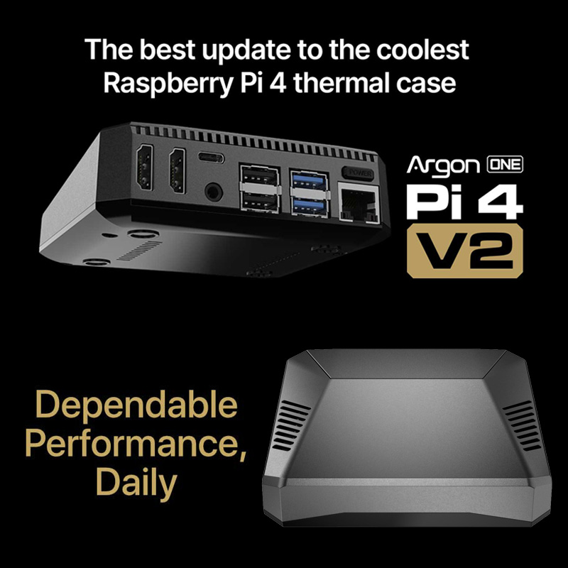 라즈베리 파이 4 모델 B용 Argon One V2 케 - Argon One V3 M.2 Nvme Case 리뷰 및 가격