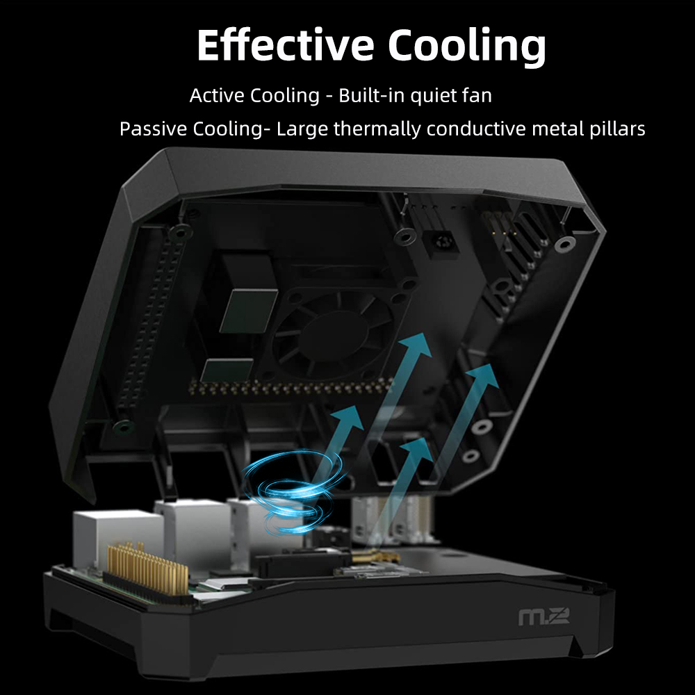 라즈베리 파이 4 모델 B용 Argon One V2 케 - Argon One V3 M.2 Nvme Case 리뷰 및 가격