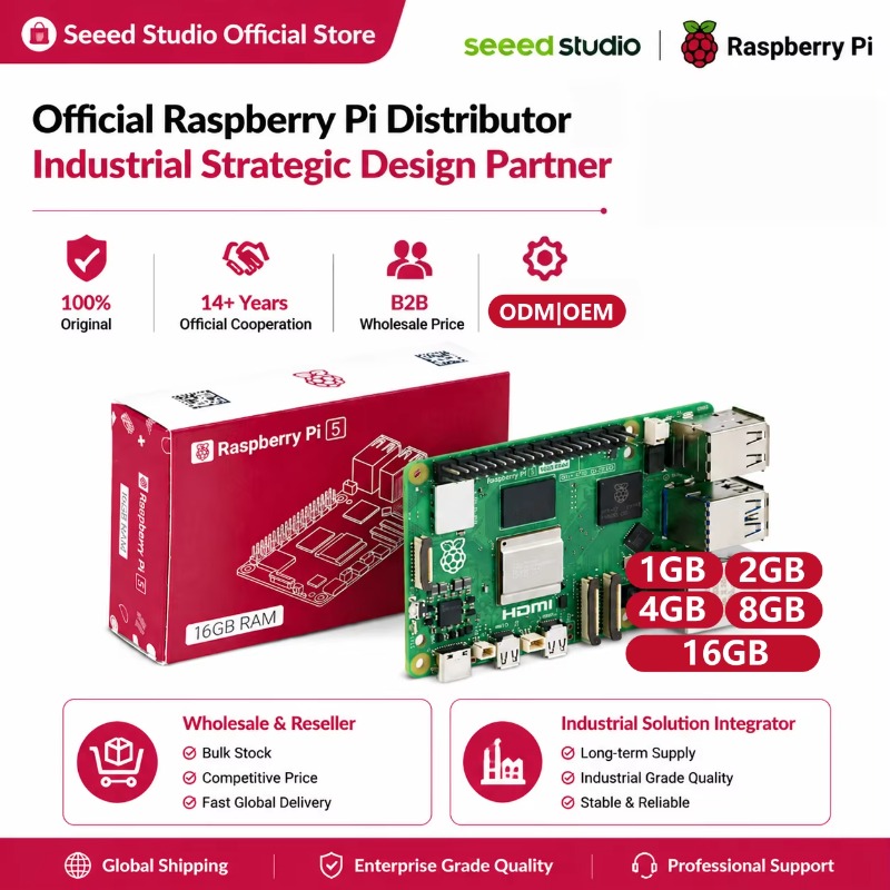 도매 제품 오리지널 5 개발 보드 키트 모델 B 5B  - Raspberry Pi 5 8Gb Board 리뷰 및 가격